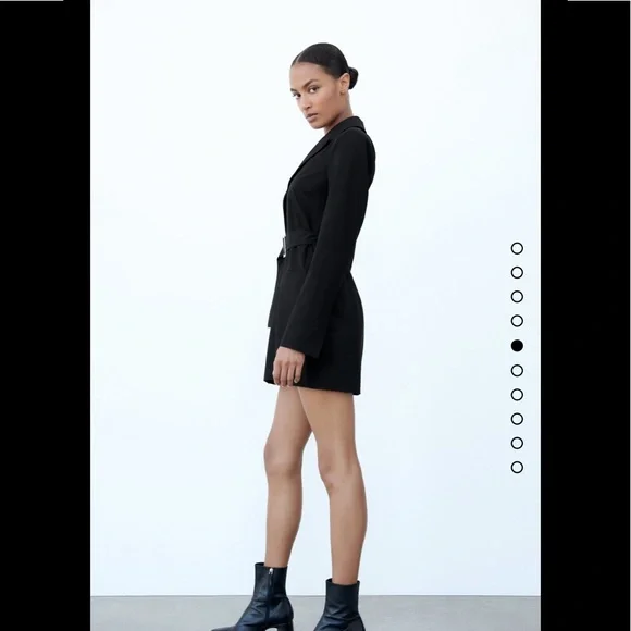 Zara belted blazer dress - Picture 3 of 8
